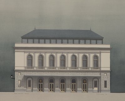 Teatro Comunale, Florencie, Itálie od Andras Kaldor