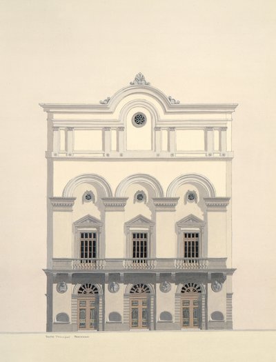 Hlavní divadlo, Barcelona, Španělsko od Andras Kaldor