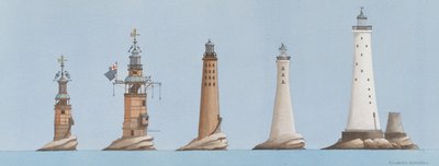 Světla Eddystone, Plymouth, Devon, Velká Británie od Andras Kaldor