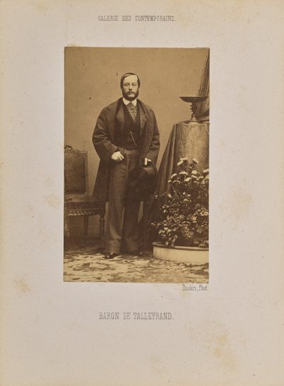Baron de Talleyrand od Andre Adolphe Eugene Disderi