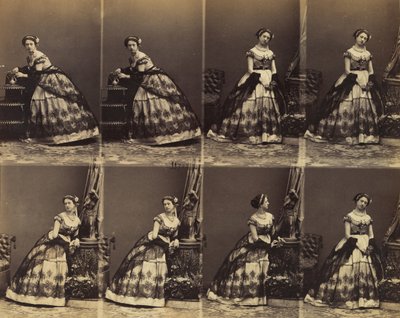 Clara Silvois, 1861. od Andre Adolphe Eugene Disderi