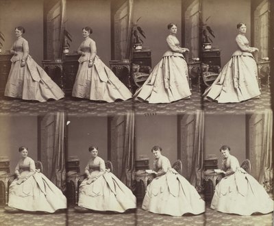 Esther David, 1866. od Andre Adolphe Eugene Disderi
