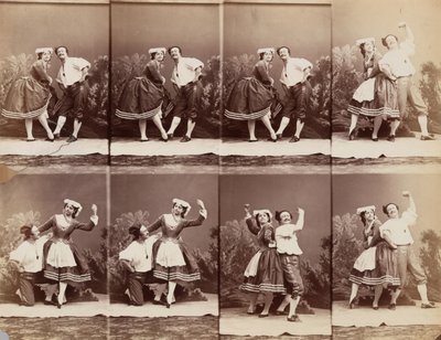 Eugenie Schlosser a Coralli, 1863. od Andre Adolphe Eugene Disderi