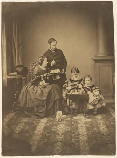 [Rodinný portrét] od Andre Adolphe Eugene Disderi