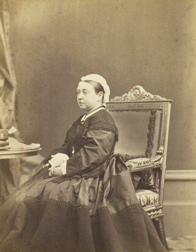 Její Veličenstvo, královna Viktorie, prosinec 1866. od Andre Adolphe Eugene Disderi