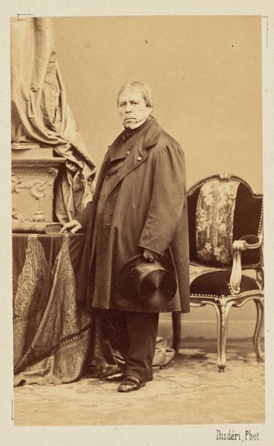 Jean-Auguste-Dominique Ingres, asi 1860. od Andre Adolphe Eugene Disderi
