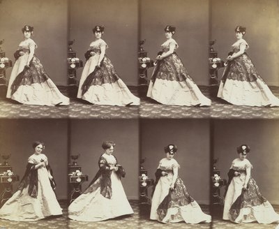 Louise Abigdon, 1866. od Andre Adolphe Eugene Disderi