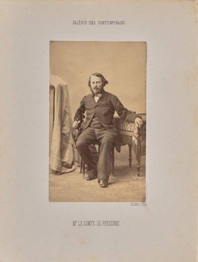 Hrabě z Persigny od Andre Adolphe Eugene Disderi