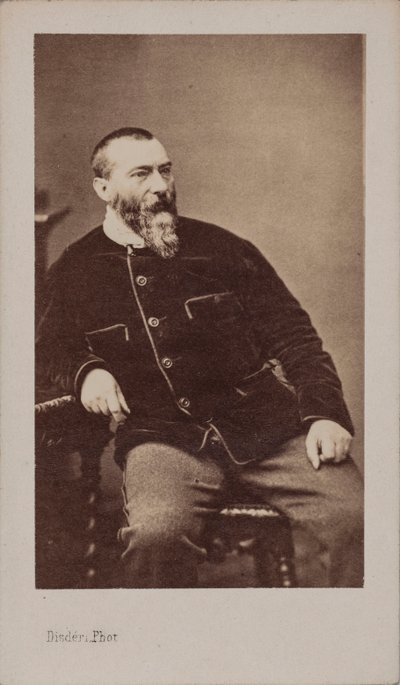 Portrét Alphonse Karra 1808-1890. od Andre Adolphe Eugene Disderi