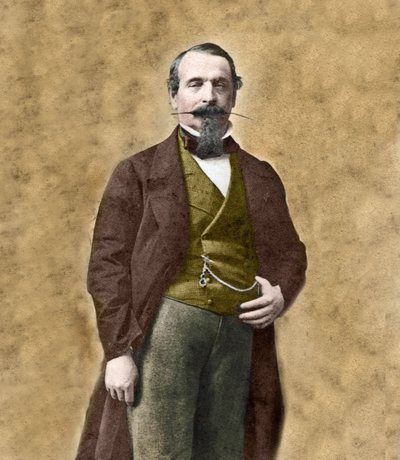 Portrét Napoleona III (Louis Napoleon Bonaparte od Andre Adolphe Eugene Disderi
