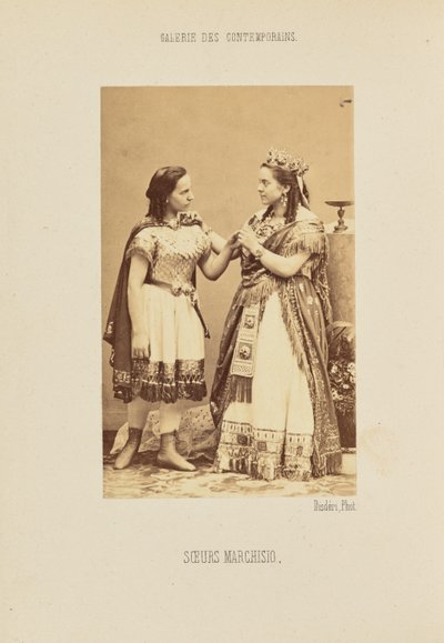 Sestry Marchisiovy od Andre Adolphe Eugene Disderi