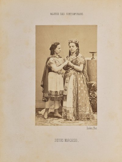 Sestry Marchisiovy od Andre Adolphe Eugene Disderi