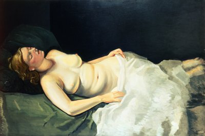 Blondýna nahá spí od Andre Derain