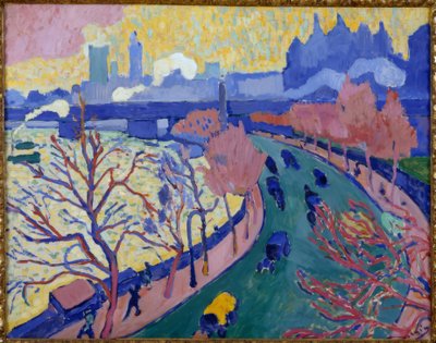 Most Charing Cross v Londýně od Andre Derain