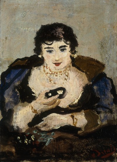 Žena v divadle od Andre Derain
