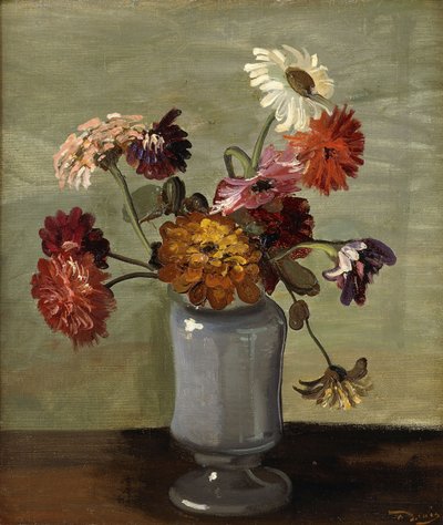 Květiny ve váze (olej na plátně) od Andre Derain