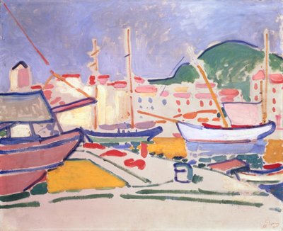 Přístav, asi 1905 (olej na plátně) od Andre Derain