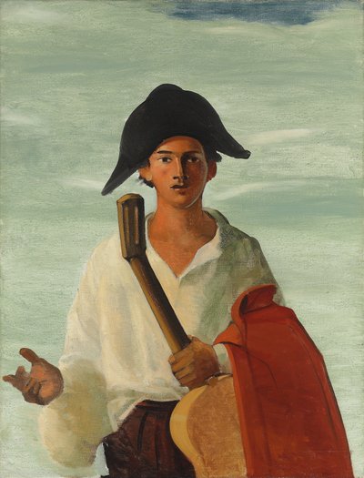 Harlekýn s kytarou, asi 1930 (olej na plátně) od Andre Derain