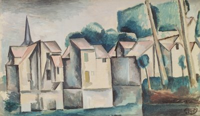 Domy u vody od Andre Derain