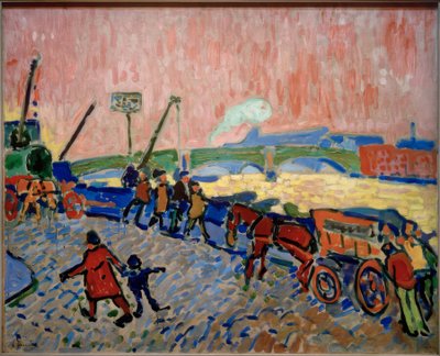 Břehy Temže (Les Quais de la Tamise) od Andre Derain