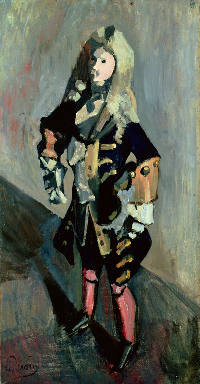 Kostým Ludvíka XIV (1638-1715), asi 1903 (olej na plátně) od Andre Derain