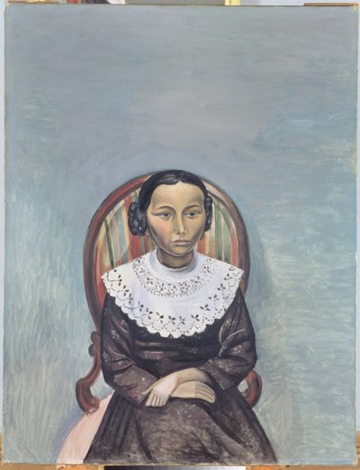 Portrét mladé dívky v černém od Andre Derain