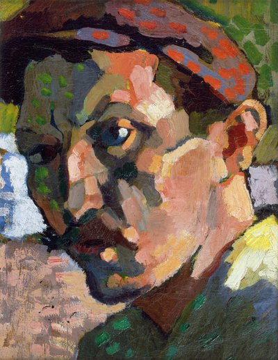 Autoportrét s čepicí, asi 1905 (olej na plátně) od Andre Derain