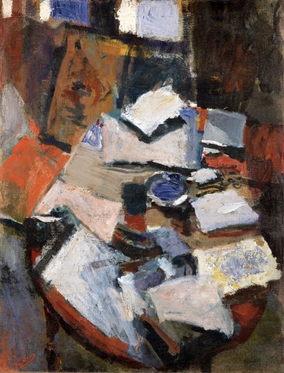 Zátiší na stole, asi 1903 (olej na plátně) od Andre Derain