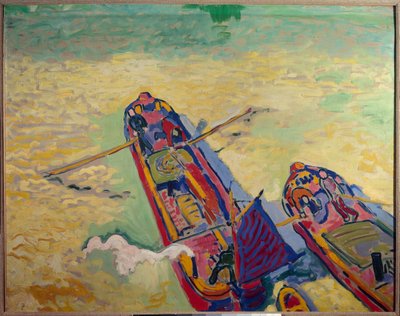 Dvě bárky od Andre Derain