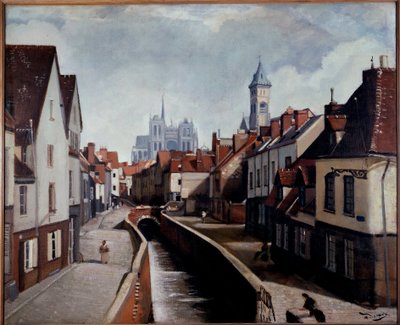 Pohled na Amiens od Andre Derain