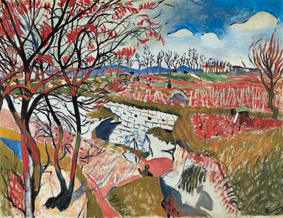 "Vinice na jaře od Andre Derain