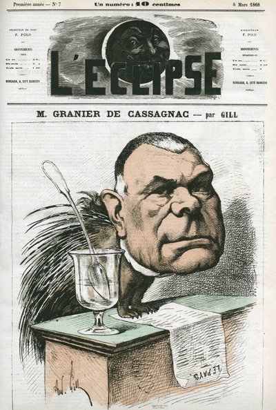 Adolphe de Granier de Cassagnac (1808-1880), francouzský novinář a politik. Obálka „“L