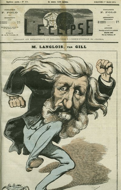 Kreslený film Jean-Charles Langlois (Jean Charles Langlois od Andre Gill
