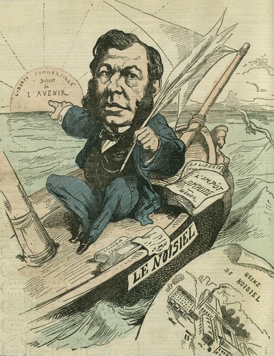 Emile-Justin Menier (1826-1881), průmyslový čokoládový a zástupce republikána. v „L