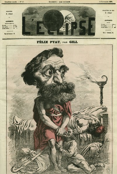 Felix Pyat (1810-1889), francouzský právník, literát a politik. Obálka “”L