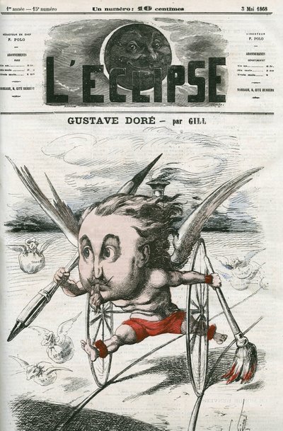 Gustave Dore (1832-1883), francouzský malíř, ilustrátor a karikaturista. Obálka „“L