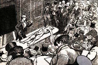 Ilustrace z „Scény z bohémského života“ od Henriho Murgera (litho) od Andre Gill