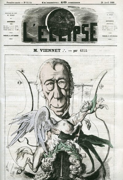 Jean-Pons-Guillaume Viennet (1777-1868), francouzský básník, dramatik a politik. Obálka „“L