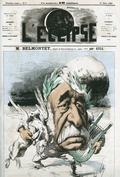 Louis Belmontet (1799-1879), francouzský básník a politik. Obálka „“L