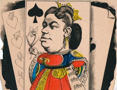 Marie Sass z divadla Opera, 1867. od Andre Gill