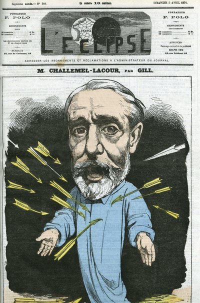 Paul-Armand Challemel-Lacour (1827-1896), politik, diplomat a historik francouzské filozofie. Obálka „“L