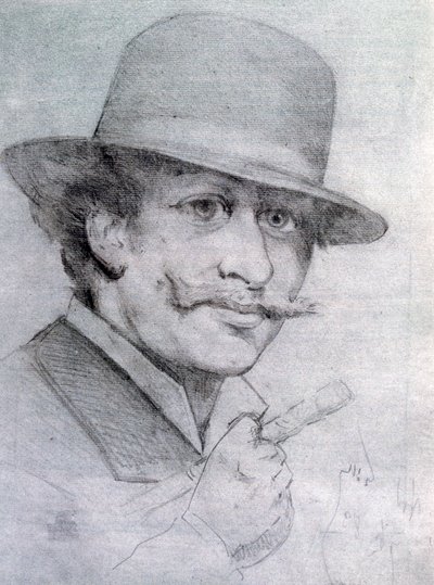 Autoportrét André Gill, 1883, 1927 od Andre Gill