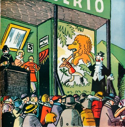 Ilustrace Andre Helle z Fables de la Fountaine, 1922, 1929 od Andre Helle