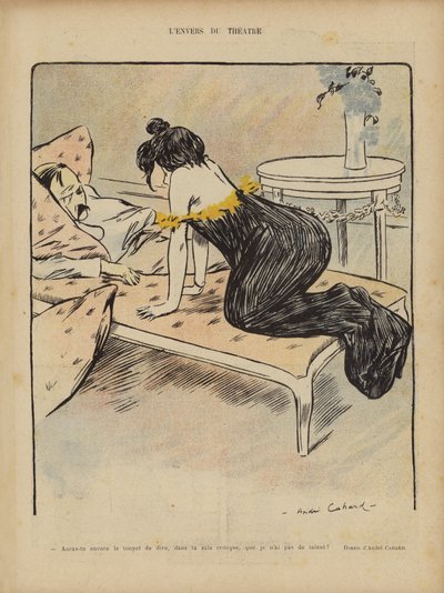 Ilustrace pro Le Rire od Andre Philippe Adolphe Cahard