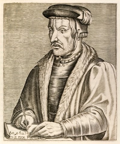 Heinrich Cornelius Agrippa, z ?True Portraits? André Thévet, publikoval v roce 1584 od Andre Thevet