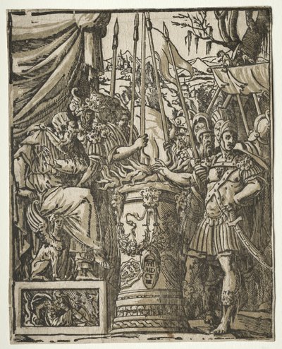 Mucius Scaevola od Andrea Andreani