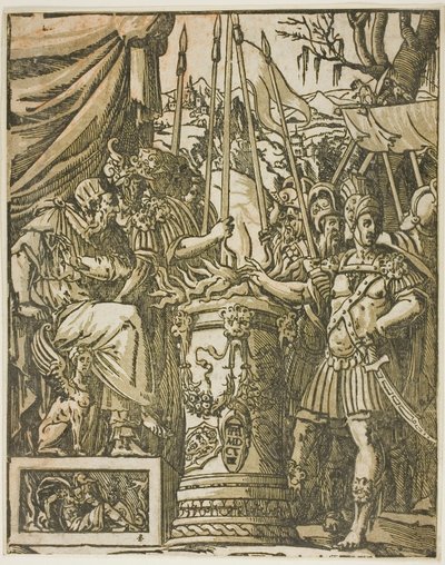 Mucius Scevola od Andrea Andreani