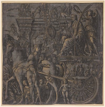 Triumf Julia Caesara: Caesar Triumphant od Andrea Andreani