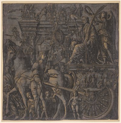Triumf Julia Caesara: Caesar Triumphant, 1593-99. od Andrea Andreani
