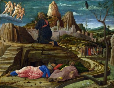 Agony in the Garden, c.1460 (tempera na panelu) od Andrea Mantegna